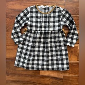 Kids Zara checkered dress